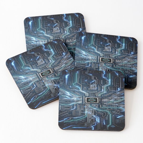 Item preview, Copy of Neon Circuit Matrix – Futuristic Tech Art designed and sold by unikkk.