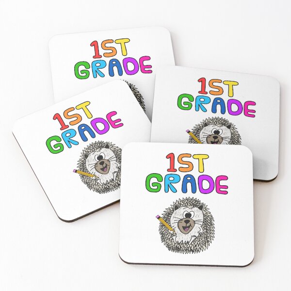 Item preview, School Hedgehog 1st Grade Teacher, Back To School designed and sold by doodlerob.