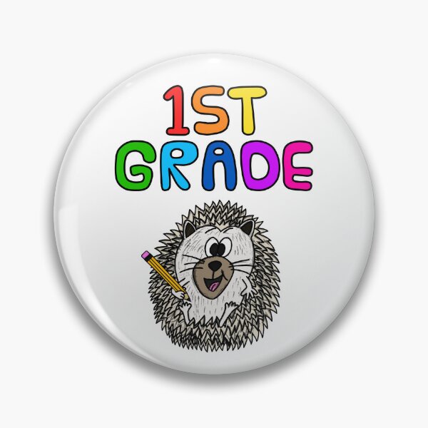 Item preview, School Hedgehog 1st Grade Teacher, Back To School designed and sold by doodlerob.