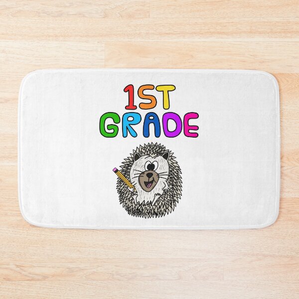 Item preview, School Hedgehog 1st Grade Teacher, Back To School designed and sold by doodlerob.