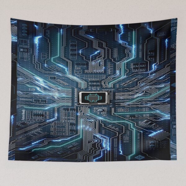 Item preview, Copy of Neon Circuit Matrix – Futuristic Tech Art designed and sold by unikkk.