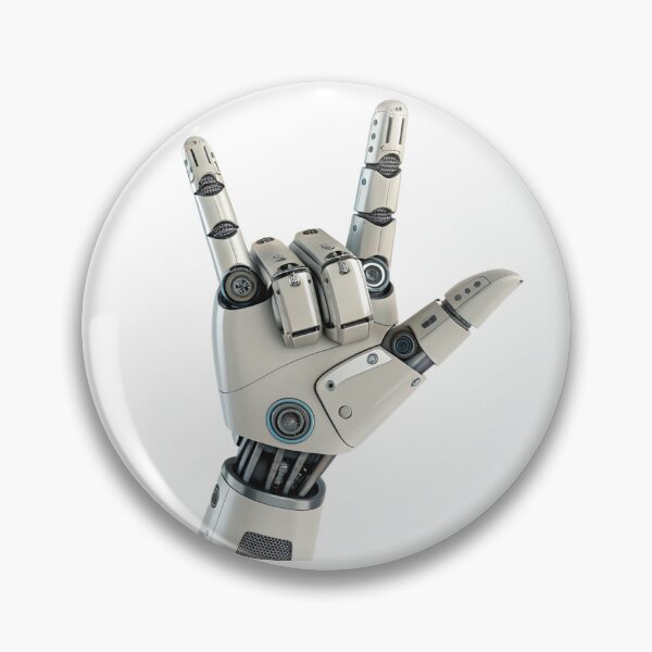 Artikelvorschau, 3D-Illustration von Roboterhand Rock and Roll entworfen und verkauft von elkuni.