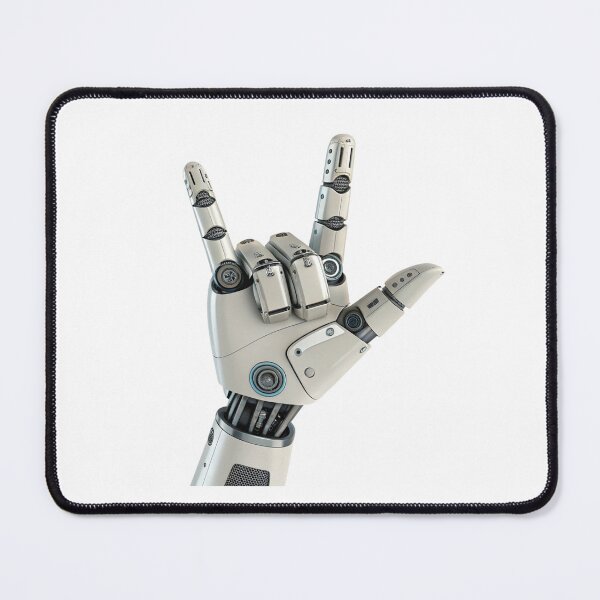 Item preview, 3D illustration of robotic hand rock and roll designed and sold by elkuni.