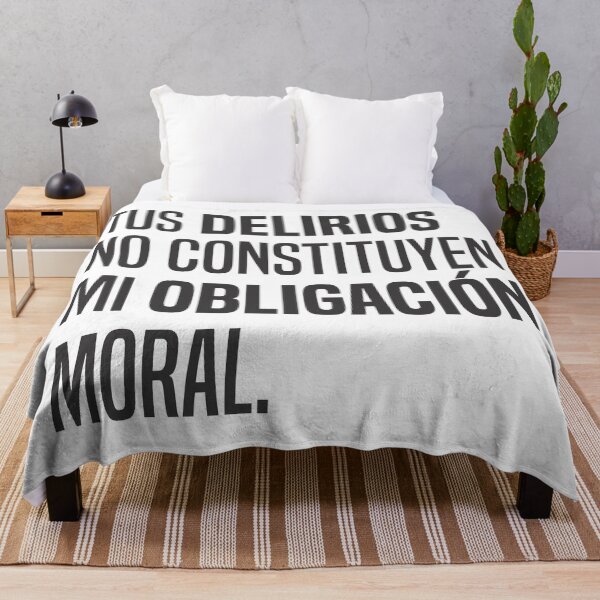 Item preview, Tus delirios no constituyen mi obligación moral 2 - Cita  designed and sold by Vector-Artist.