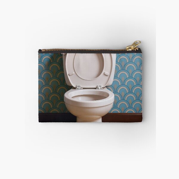 Item preview, Retro Bathroom With White Upright Toilet Seat designed and sold by Maria Dryfhout.