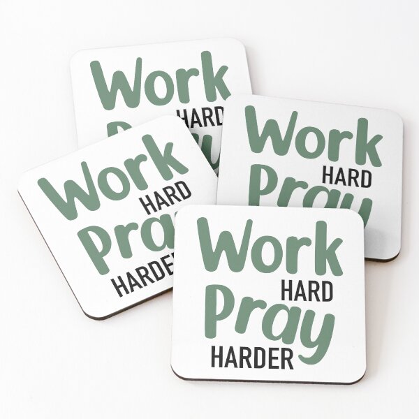 Item preview, Work hard pray harder designed and sold by HALFPIE.
