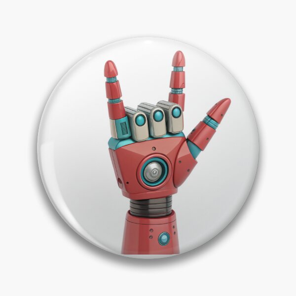 Artikelvorschau, 3D-Illustration von Roboterhand Rock and Roll entworfen und verkauft von elkuni.