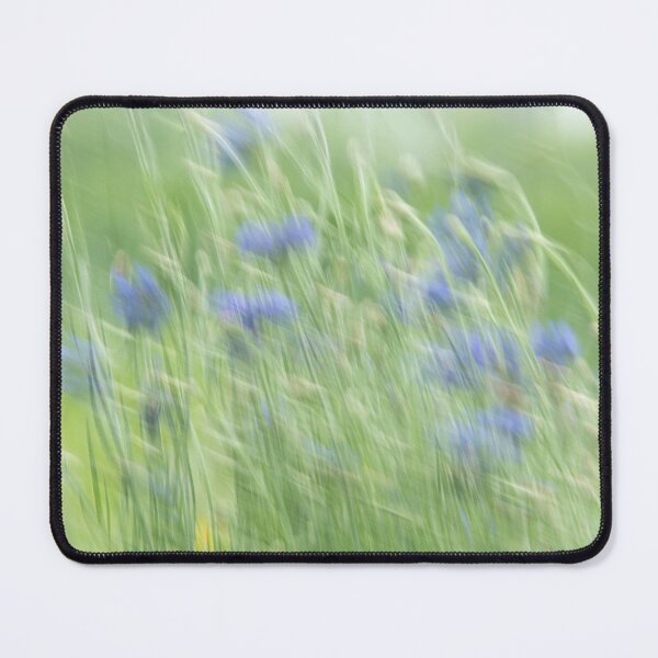 Item preview, Blue wildflowers blowing in the wind designed and sold by KRFNatureGifts.