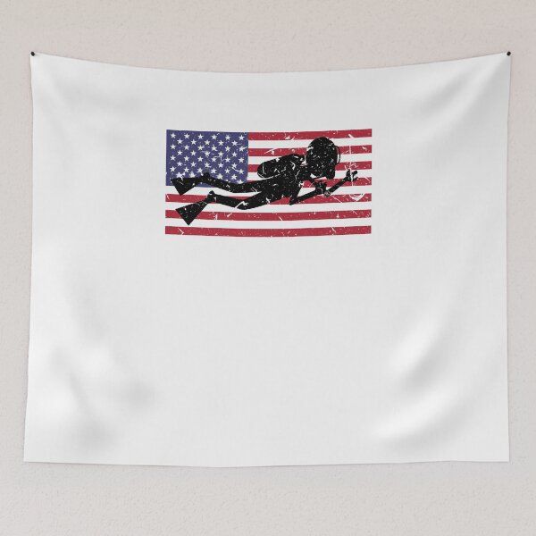 Item preview, American USA SCUBA Diver designed and sold by TeeTimeGuys.