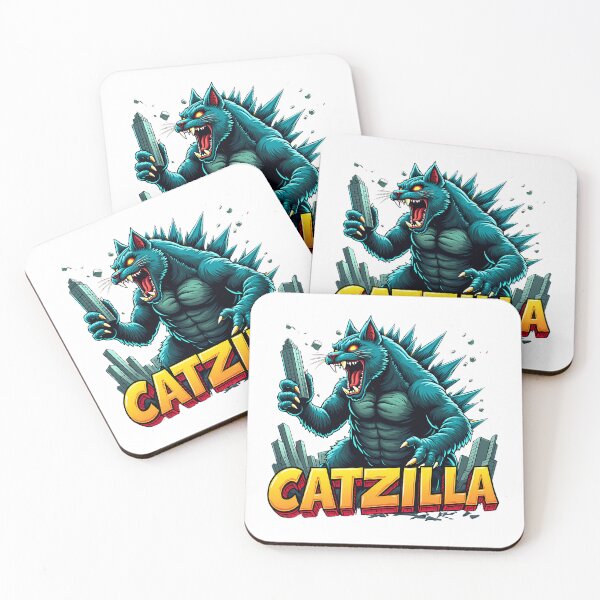 Item preview, Catzilla - Crazy destructive cat designed and sold by Danh Style.