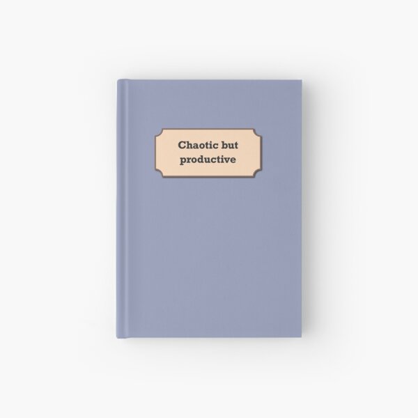 Item preview, Chaotic But Productive - ADHD-inspired Notebook designed and sold by Chigurena.