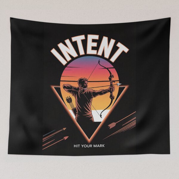 Item preview, Intent Archer Hit Your Mark designed and sold by ShadowAndSlate.