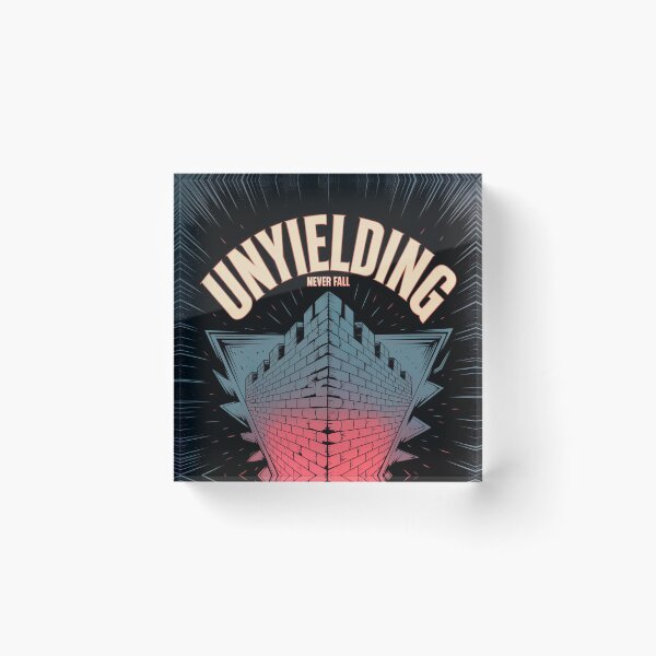 Item preview, Unyielding Fortress Never Fall designed and sold by ShadowAndSlate.