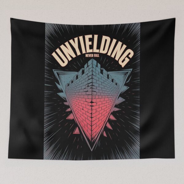 Item preview, Unyielding Fortress Never Fall designed and sold by ShadowAndSlate.