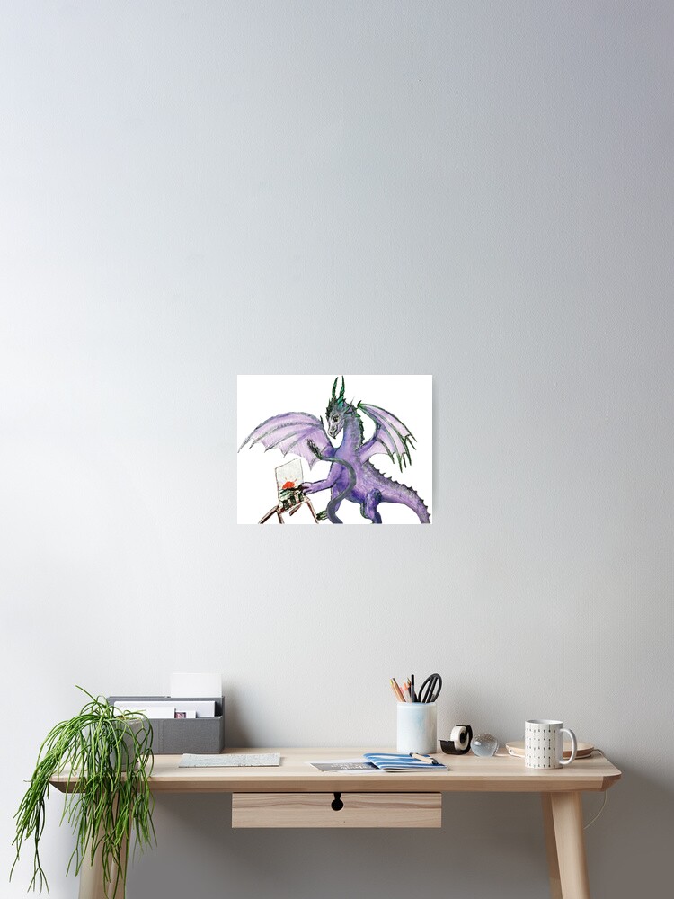 Thumbnail 2 of 3, Poster, Dragon Artist designed and sold by KatsCreatures.