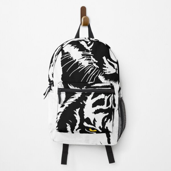 Item preview, The Tiger (black and white) and yellow eyes designed and sold by ValogaStudio.