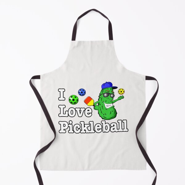 Item preview, I Love Pickleball Cartoon Logo. Graphic Design Illustration. designed and sold by Uncle Steve The Cartoonguy's Pickleball Madness..