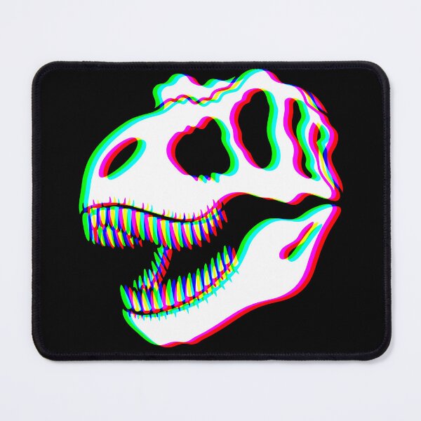 Item preview, Dinosaur Skull Glitch Effect – Modern Design for T-Shirts, Posters & Stickers designed and sold by VariousGoodies.
