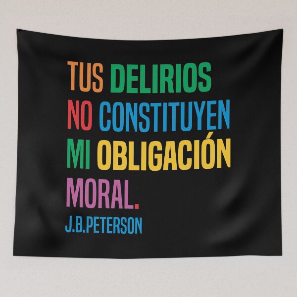 Item preview, Tus delirios no constituyen mi obligación moral 4 - Cita  designed and sold by Vector-Artist.