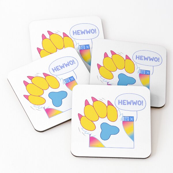 Item preview, Cute Furry Pansexual Waving Paw designed and sold by Yaasmine.