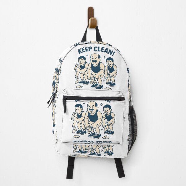 Item preview, KEEP CLEAN! – Retro Cleanup Crew Design designed and sold by giant_ani.