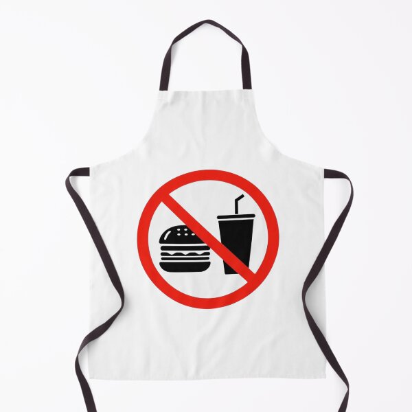 Item preview, No Fast Food Sign designed and sold by Ashverse Studio.