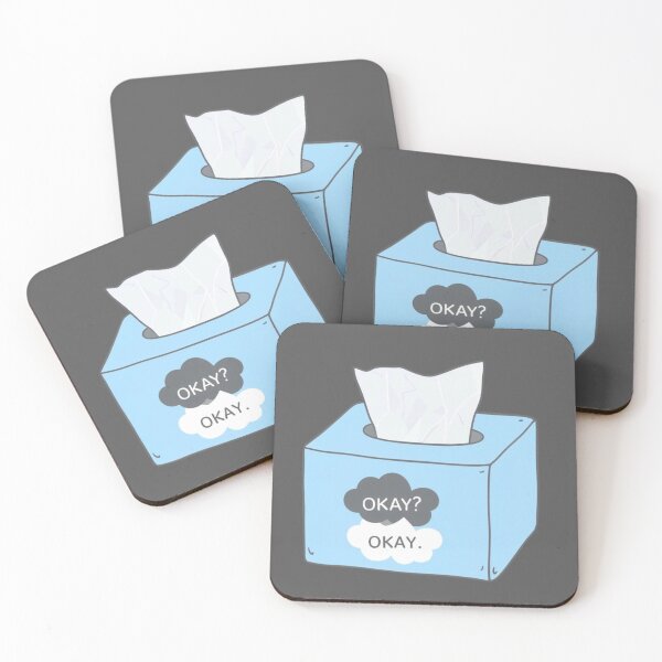 Item preview, Okay? Okay. – Emotional Tissue Box designed and sold by Ashverse Studio.