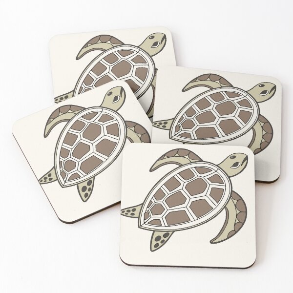 Item preview, Seamless Pattern of Stylized Sea Turtles with Geometric Designs designed and sold by Creative88Art.