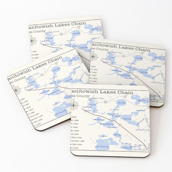 Item preview, Manitowish Lakes Chain-WI-Vilas County  designed and sold by Jean Plout.