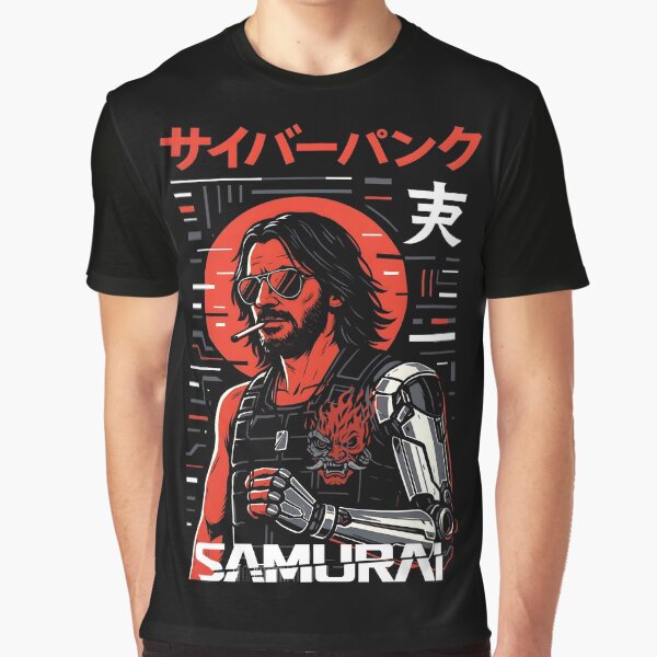 Item preview, Johnny Silverhand / Samurai Cyberpunk designed and sold by DarrenAshenOne.