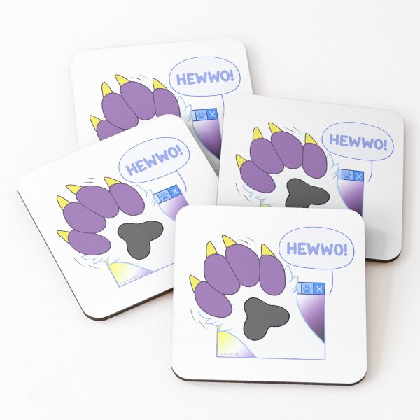 Item preview, Cute Furry Nonbinary Waving Paw designed and sold by Yaasmine.