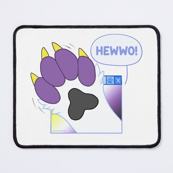 Item preview, Cute Furry Nonbinary Waving Paw designed and sold by Yaasmine.