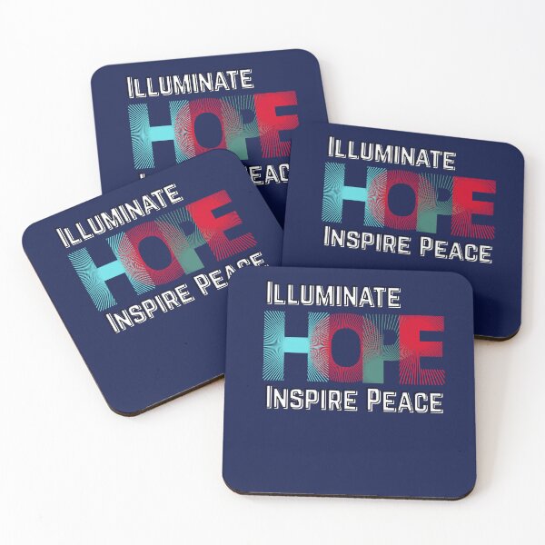 Item preview, Illuminate Hope Inspire Peace designed and sold by alkareem-ca.