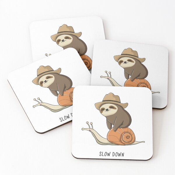 Item preview, sloth riding snail cowboy  designed and sold by bukajart.