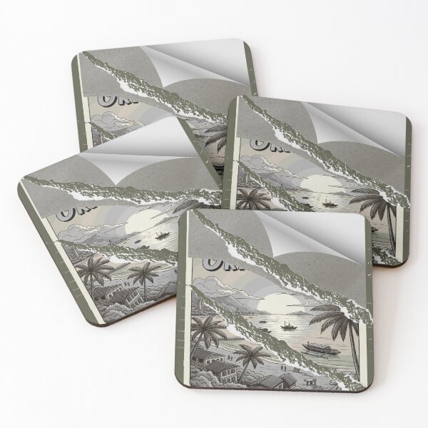 Item preview, Retro Torn Beach View designed and sold by tinkeybabes.