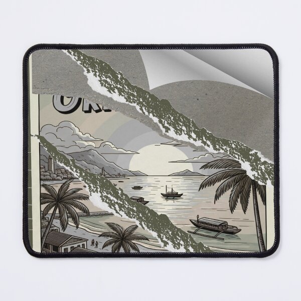 Item preview, Retro Torn Beach View designed and sold by tinkeybabes.