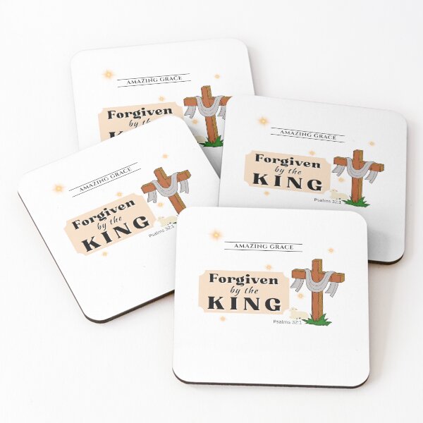 Item preview, Psalms 32:1 Forgiven by the King, Amazing Grace designed and sold by Dailywalker22.