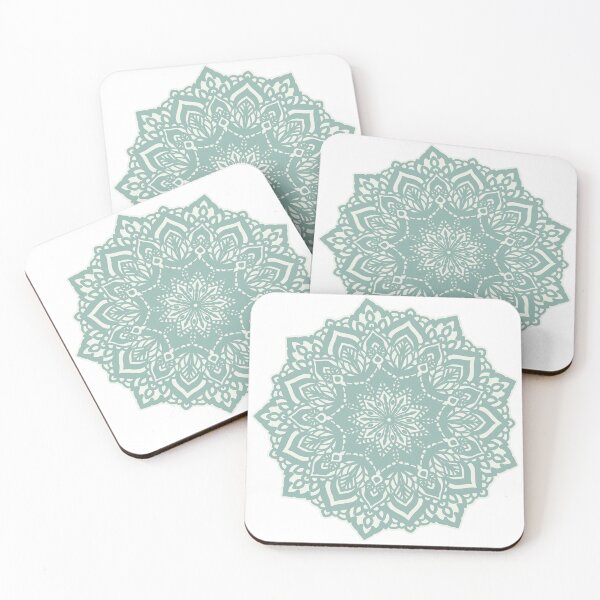 Item preview, Lace Mandala (Soft Green, Cream) designed and sold by JoelmaQ.