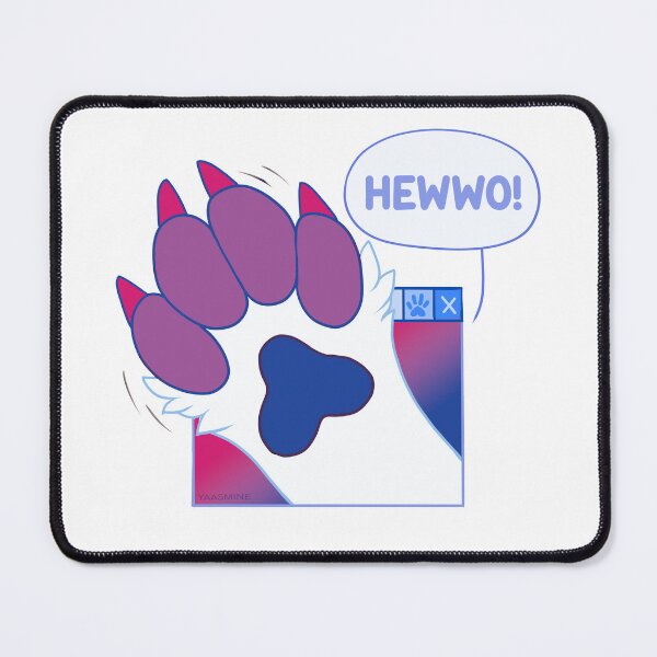 Item preview, Cute Furry Bisexual Waving Paw designed and sold by Yaasmine.