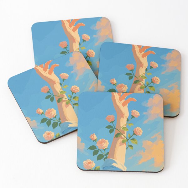 Item preview, Blooming Reach – Hand with Roses Toward the Sky designed and sold by NeroKanji.