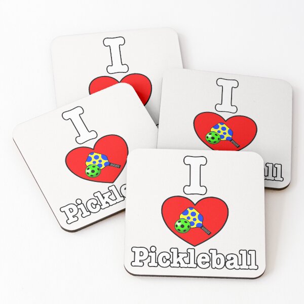 Item preview, I Love Pickleball Graphic Logo. Digital Graphic Design.  designed and sold by Uncle Steve The Cartoonguy's Pickleball Madness..