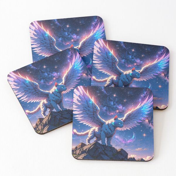 Item preview, Fantastical winged cat  designed and sold by psychoshadow.