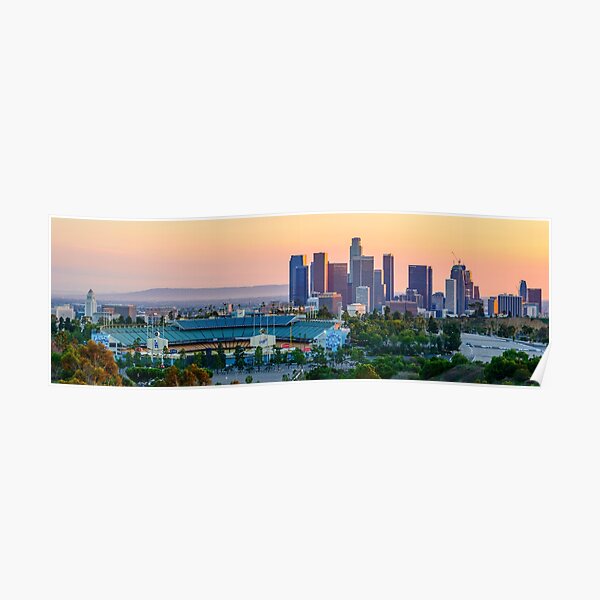 Dodger Stadium at Sunset by Nadim Baki