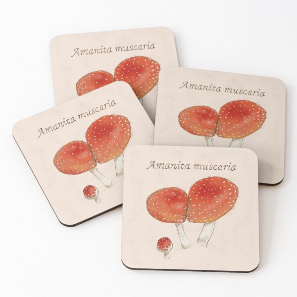 Item preview, Amanita Muscaria Mushrooms designed and sold by Gingerly302.