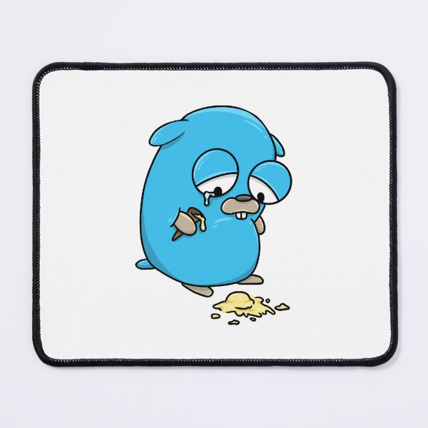 Item preview, Sad Gopher and Ice Cream designed and sold by MariaNinfa.