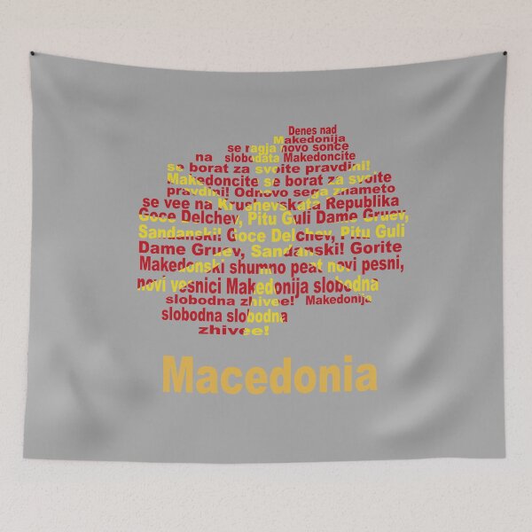 Item preview, North Macedonia – Anthem Flag and Map National Tribute designed and sold by JR78.