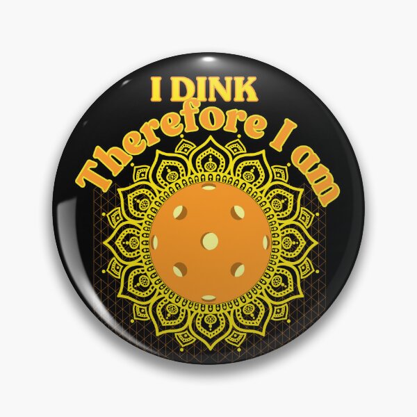 Item preview, I Dink Pickleball Mandala Meme designed and sold by Life Is Beautiful.