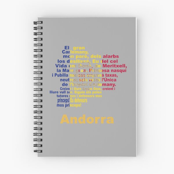 Item preview, Andorra – Anthem Flag and Map Cultural Tribute designed and sold by JR78.