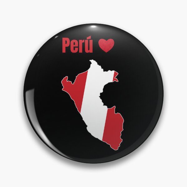 Item preview, Peruvian map flag designed and sold by Tienda-Vane.