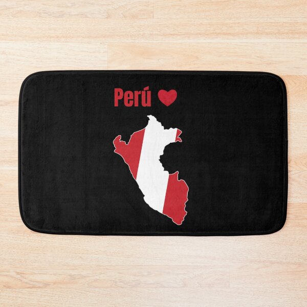 Item preview, Peruvian map flag designed and sold by Tienda-Vane.